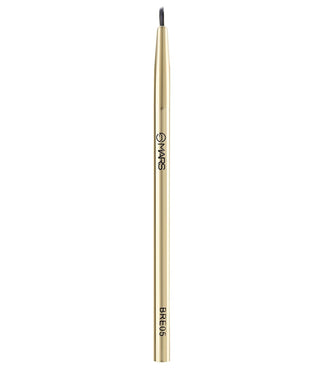 Mars Artist's Arsenal Professional Eyeliner Brush | Feather Soft Touch | Precise Synthetic Bristles | Perfect For Winged Eyeiner | Luxe Packaging Makeup Brush (Golden)