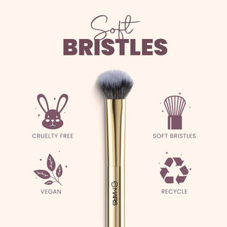 Mars Artist's Arsenal Professional Dense Highlighter Brush For Face | Precise Synthetic Bristles | Feather Soft Touch | Professional Makeup Brush