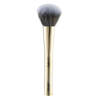 Mars Artist's Arsenal Professional Blush Brush | Feather Soft Bristle | Suitable for Powder, Cream & Liquid | Precise Synthetic Bristles | Luxe Design Makeup Brush (Golden)