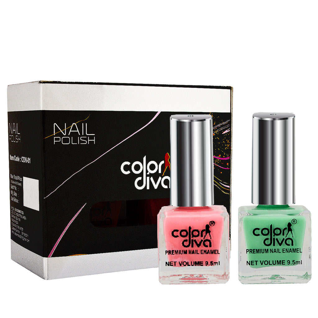 Color Diva Trendy Trail Nail Polish, 9.5ml, Quick-Drying, High Shine ...