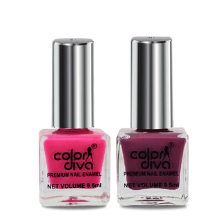 Color Diva Trendy Trail Nail Polish, 9.5ml, Quick-Drying, High Shine, Chip-Resistant, Long-Lasting & Non-Toxic (Item Code: 295)