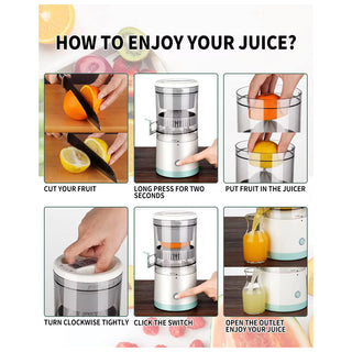 Imported USB Rechargeable Machine Juice All-in-one Machine Portable Electric Fruit Juicer Sports Mini Bottle Juicing Blender Original 30 (Item Code: 437)