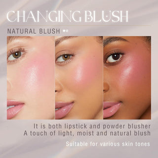 Adbeni Imported Color & Strokes Magic Blusher Shyness Rosy 24Hour | Long Lasting & Lightweight | Natural Flush | Waterproof & Sweatproof | Smooth & Blendable Cheek Tint