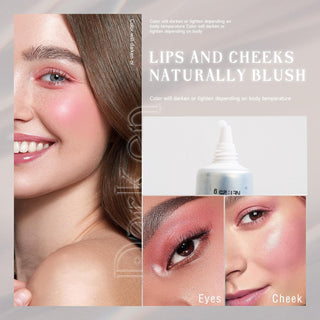 Adbeni Imported Color & Strokes Magic Blusher Shyness Rosy 24Hour | Long Lasting & Lightweight | Natural Flush | Waterproof & Sweatproof | Smooth & Blendable Cheek Tint