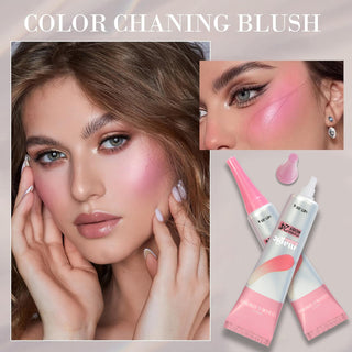 Adbeni Imported Color & Strokes Magic Blusher Shyness Rosy 24Hour | Long Lasting & Lightweight | Natural Flush | Waterproof & Sweatproof | Smooth & Blendable Cheek Tint