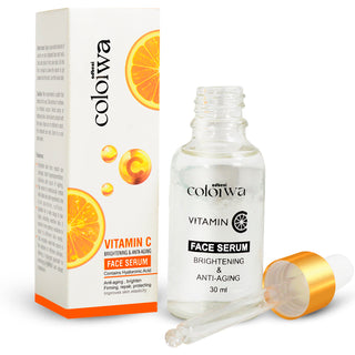 Adbeni Imported Color & Way Vitamin C Face Serum 30ml | Brightening & Anti-Aging Serum for Glowing Skin | Reduces Dark Spots, Fine Lines & Wrinkles | Hydrates, Firms & Improves Skin Elasticity