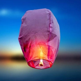 Adbeni Sky Lanterns | Wishing Hot Air Balloons for Christmas, Birthdays, and All Festivals Random Color (Item Code: 432)