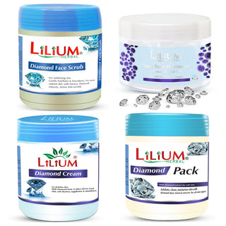 Lilium Facial Kit for Radiant Skin | Deep Cleansing, Exfoliation & Hydration | Spa-Like Treatment at Home | All-in-One Skincare Solution for Glowing Complexion