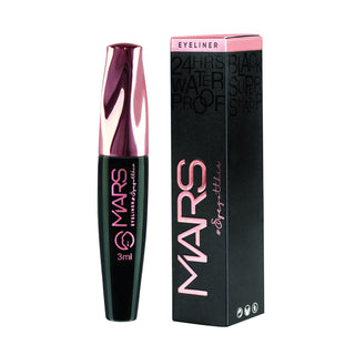 MARS Gel Eyeliner 7Ml |Nourishing & Gorgeous | Long Lasting | Luminous & Smooth (El01), Black