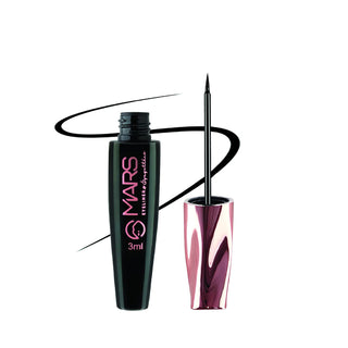 MARS Gel Eyeliner 7Ml |Nourishing & Gorgeous | Long Lasting | Luminous & Smooth (El01), Black