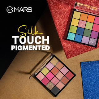 Mars Highly Pigmented Mesmereyes Smoky Eyes, 16-Color Eyeshadow Palette | Multicolor | Matte Finish | Shimmery Eye Shadow Palette | (20.8 G) (01-Multicolor)