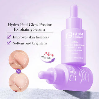 Adbeni Imported Glam & Goddess Hydro Peel Glow Potion Serum 30ml | Grapefruit & Borage Flower Extract | Anti-Aging Face Serum | Hydrating, Brightening & Glowing Complexion