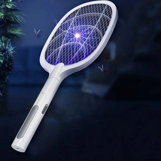 Adbeni Imported Two-in-One USB Lithium Cell Charge Electric Mosquito Racket  | Triple Protection Against Insects | Bug Zapper (Item Code: 429)