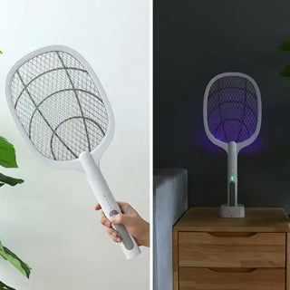 Adbeni Imported Two-in-One USB Lithium Cell Charge Electric Mosquito Racket  | Triple Protection Against Insects | Bug Zapper (Item Code: 429)