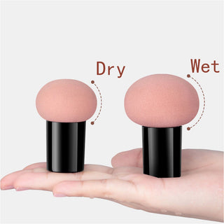 Imported Makeup Sponge & Blender | Round Head Mushroom Beauty Puff | 1 Pc Assorted