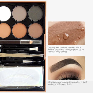 Imported Glamour Gaze Duo, Eyebrow Palette & Eye-shadow With Makeup Combo (Item Code: 187)