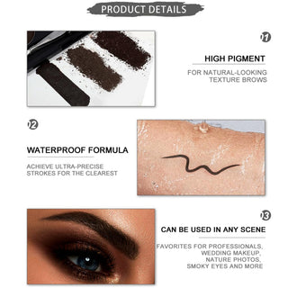 Imported Glamour Gaze Duo, Eyebrow Palette & Eye-shadow With Makeup Combo (Item Code: 187)