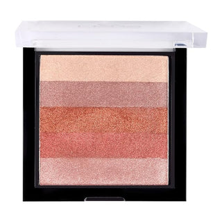 MARS 5 Shades in 1 Brick Highlighter Palette | Blush Topper for Face Makeup | Compact size (7.5g)