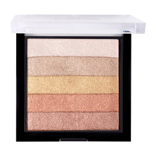 MARS 5 Shades in 1 Brick Highlighter Palette | Blush Topper for Face Makeup | Compact size (7.5g)