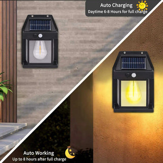 Adbeni Imported Solar Motion Sensor Wall Light | Energy-Efficient Outdoor Garden Lamp for Security, Staircases, and Fences (Item Code: 435)