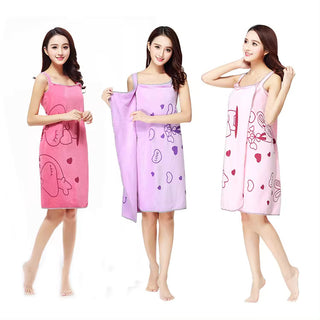 Imported Towel Bathrobe for Women & Girls | Bathrobe With Knee Length | | Soft & Skin freindly | Machine Washable & Easily Hand Wash | 1 Pc Assorted