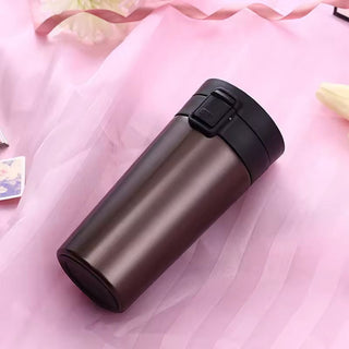 Imported 400ml 14oz Coffee Thermos Water Bottles Tumbler Travel Mug for Tea Coffee Thermo De Cafe De Acero Inoxidable Random Color (Item Code: 441)