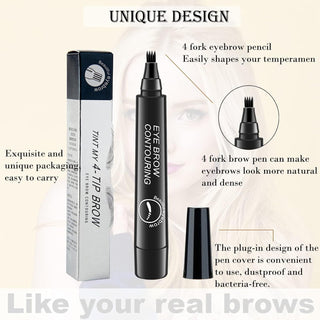 Imported Browfill Eyebrow Enhancer Pen, Waterproof & Smudge-proof, One Swipe Application with Micro Precision, Natural & Long-lasting Finish, 2.5gm (Item Code: 427)