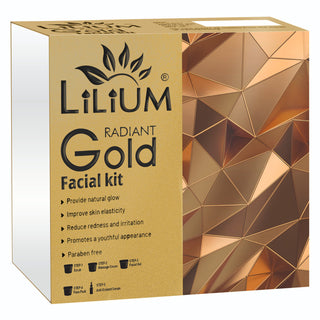 Lilium Premium Advanced Formula Facial Kit 410g | Hydrating & Oil-Balancing Skincare | Exfoliates & Enhances Glow, Complete Facial Kit for Men & Women, Suitable for All Skin Types