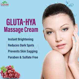 Lilium Revitalizing Massage Cream Gluta-Hya 500ml