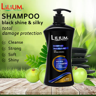 Lilium Black shine & silky Shampoo 450ml