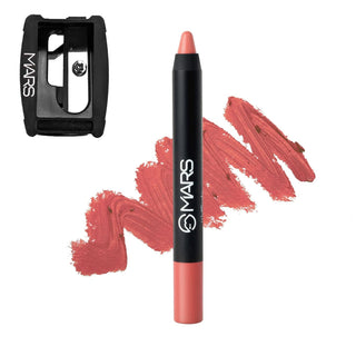 MARS Long Lasting Crayon Lipstick up to 12 Hours Stay | Matte Finish | Waterproof | Won't Smudge Won't Budge Lip Crayon (3.5 gm)