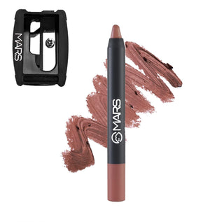 MARS Long Lasting Crayon Lipstick up to 12 Hours Stay | Matte Finish | Waterproof | Won't Smudge Won't Budge Lip Crayon (3.5 gm)