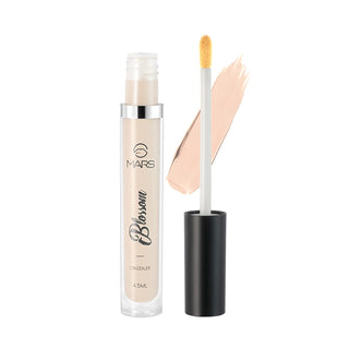 Mars Blossom liquid Concealer | Lightweight With Full Coverage | Highly Blendable Concealer for Face Makeup | Crease Resistant Formula (4.5 ml)