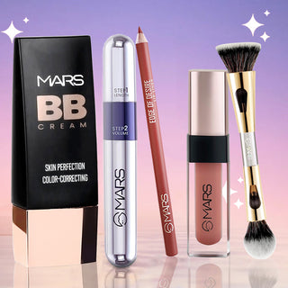 Mars Popstar Makeup Combo | Long Lasting Makeup Set for Women | Waterproof, Lightweight, & Smooth Application (Item Code: 475)