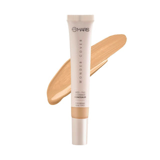 MARS Wonder Cover Liquid Concealer | Creaseproof & Easy to Blend Concealer for Face Makeup (12ml)