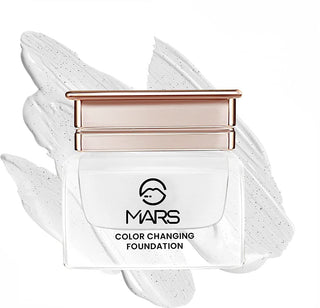 MARS Color Changing Water proof Satin Finish Liquid Foundation (White, 20 ml)