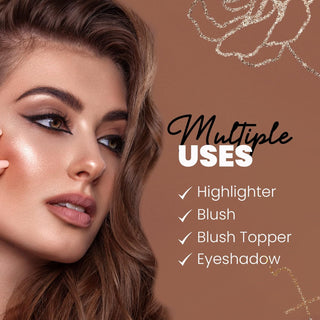 MARS Glowzilla Highlighter Face Palette | Ultra Blendable & Long Lasting | Blinding Glow (12.0 gm)