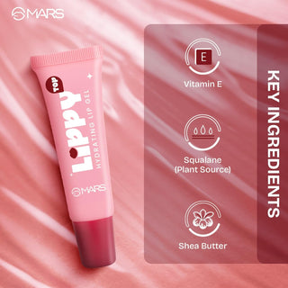 MARS Lippy Top Hydrating Lip Gel (10ml) | Nourished With Vitamin-E & Shea Butter | Long Lasting Hydration | Glossy Finish | Easy to Apply