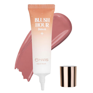 Mars Liquid Blush Hour | Dewy-Matte Finish | Highly Pigmented | Lightweight & Long-Lasting Formula, 12 ml (Item Code: 404)