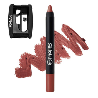 MARS Long Lasting Crayon Lipstick up to 12 Hours Stay | Matte Finish | Waterproof | Won't Smudge Won't Budge Lip Crayon (3.5 gm)