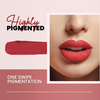 MARS Matte Lip Color | Highly pigmented | Feather Light & Long Lasting | Stays Upto 10 Hr | Non-Transfer & Waterproof Liquid Lipstick for women 4.5 ml (Item Code: 185)