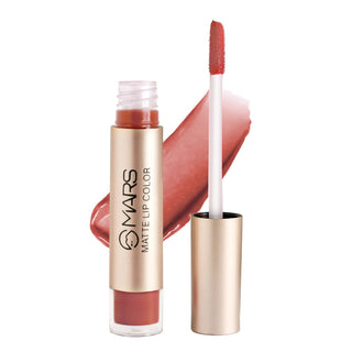 MARS Matte Lip Color | Highly pigmented | Feather Light & Long Lasting | Stays Upto 10 Hr | Non-Transfer & Waterproof Liquid Lipstick for women 4.5 ml (Item Code: 185)