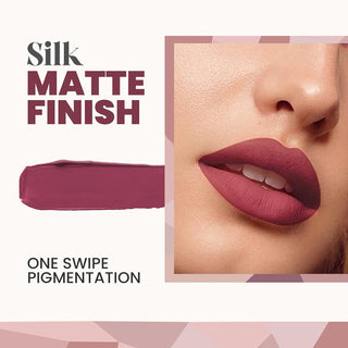 MARS Silk Matte Long Lasting Lipstick | Smooth Application | Transfer proof & Smudge Proof | Highly Pigmented Lipstick for women