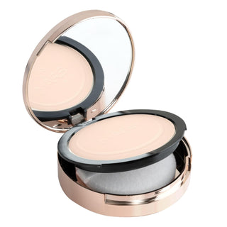 MARS Matte On Compact Powder with Applicator Puff | Flawless Matte Finish for Face Makeup | Absorbs Oil, Conceals, and Blurs Pores | Long-Lasting & Lightweight Formula | (8.0g) (Item Code - 177)