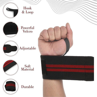 Adbeni Sports & Fitness Wrist Protective Weight Lifting Wristbands Adjustable, Breathable Neoprene Wrist Wraps (1 Pair) (Item Code: 486)