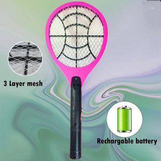 Adbeni Imported Electric Mosquito Racket | Rechargeable Insect Zapper Racket for Home, Outdoor & Camping | USB Charging, Safe & Powerful Fly Killer | Bug Zapper for Mosquitoes, Flies & Insects