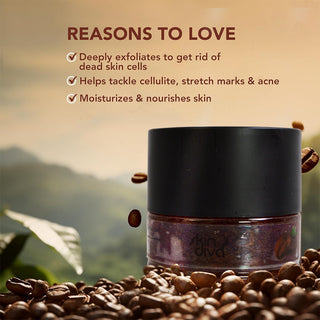 Skin Diva Coffee Face Scrub | Exfoliates & Nourishes Skin | Removes Dead Skin Cell & Prevents Skin Drying (Item Code: 489)