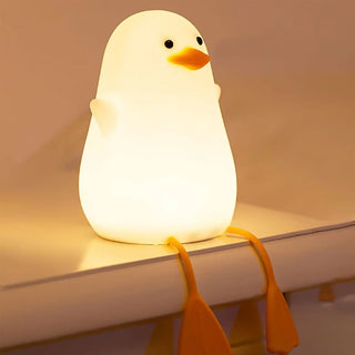 Adbeni Imported Duck Night Light | Portable USB Rechargeable Children's Lamp with Phone Holder and Tap Sensor (Item Code: 416)