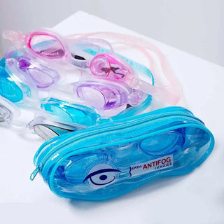 Adbeni Imported Anti-Fog Professional Swimming Goggles | Water-Resistant, Anti-Shedding Clear Sight | Perfect for Swimming Training | Comfortable, Adjustable & Leak-Proof