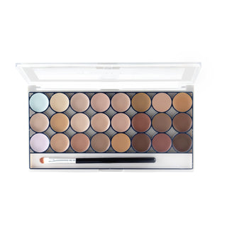 Mars 24 Shade Agory Cream Contour Palette with Brush | Easy to Blend Contour Kit for Women (70.0 gm)
